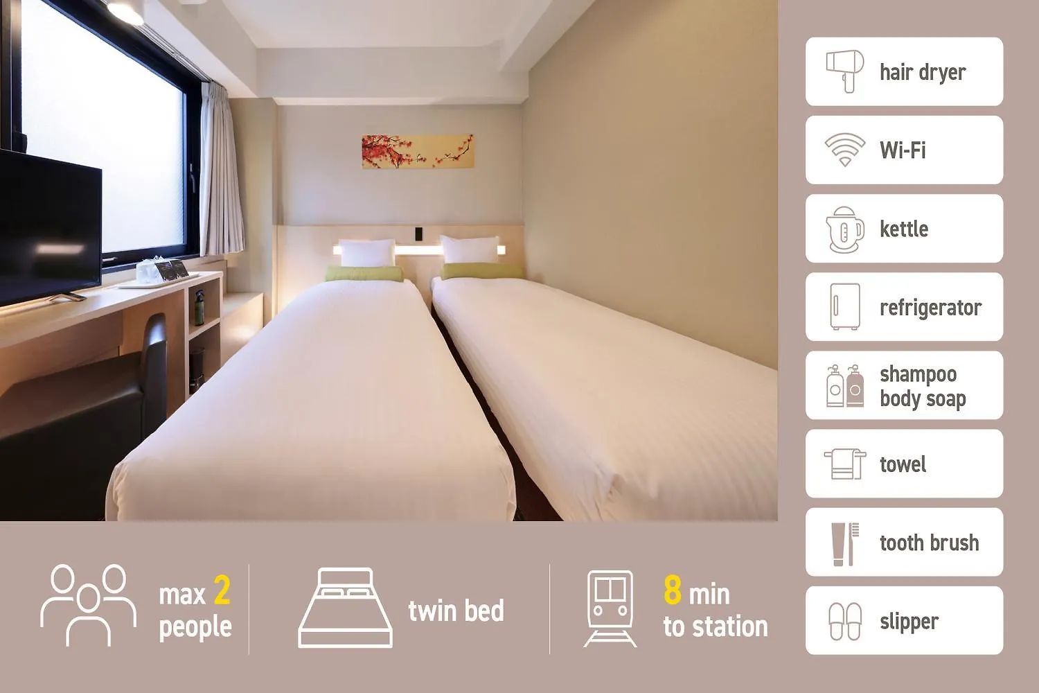 Shinsaibashi-Higashi Crystal Hotel Osaka 4*,  Japan